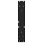 vidaXL Pieds de table basse en V 2 pièces Noir 30 x (30-31 3) cm Acier
