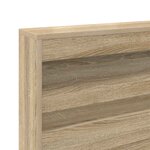 vidaXL Tête de lit de rangement Chêne Sonoma 180 cm Bois d'ingénierie