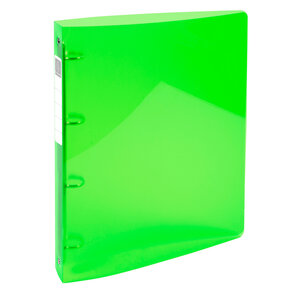 Classeur 4 anneaux 30mm IDERAMA PP polypropylène 7/10e A4 maxi Vert Anis EXACOMPTA