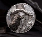 Pièce de monnaie en Argent 10 Dollars g 62.2 (2 oz) Millésime 2022 Eye of a Fairytale RAVEN WITCH