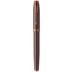 Stylo plume Parker IM Monochrome  Bordeaux  plume moyenne  encre bleue  Coffret cadeau