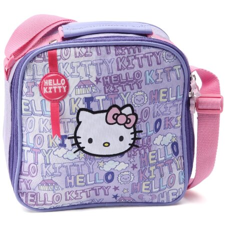 Petit sac carré mauve Hello Kitty