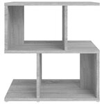 vidaXL Table de chevet 2Pièces Sonoma gris 50x30x51 5cm Bois d'ingénierie