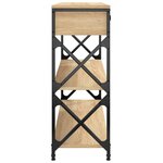 vidaXL Table console chêne sonoma 100x28x75 cm bois d'ingénierie