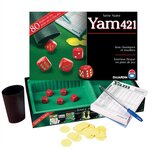 Yam 421 - série noire - 55318 - jeu de société grand classique - jeu de dés