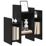 vidaXL Meuble d'appoint Chêne noir 60 x 26 x 60 cm Bois d'ingénierie