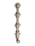 THIRARD - Verrou à plaquer pour fenêtre  à coulisse  250mm  nickel satin