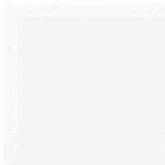 vidaXL Toile de rechange pour store banne Blanc 400 × 350 cm Toile