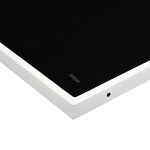 vidaXL Ensemble à manger de jardin avec coussins 7 Pièces blanc textilène