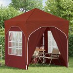 vidaXL Tente de fête pop-up 192 x 192 x 245 cm Terre cuite