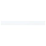 vidaXL Panneaux de bibliothèque 4 Pièces Blanc 100x10x1 5 cm Aggloméré