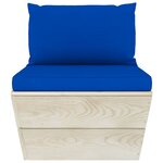 Vidaxl salon de jardin palette 6 pièces avec coussins épicéa imprégné