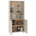 vidaXL Buffet HAMAR Bois massif de pin Marron miel