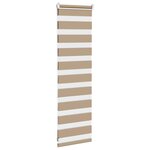 vidaXL Store zèbre marron sable largeur du tissu 40 9 cm polyester
