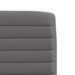 vidaXL Chaises à manger lot de 6 gris similicuir