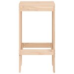 vidaXL Tabourets de bar lot de 2 40x36x75 cm bois massif de pin