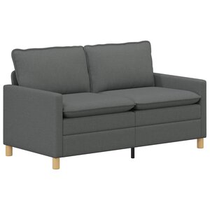 vidaXL Canapé Gris foncé 156 x 81 x 87 5 cm Tissu