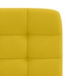 vidaXL Chaises à manger lot de 4 jaune velours