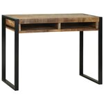 vidaXL Coiffeuse Marron 100 x 50 x 75 cm Bois de manguier massif