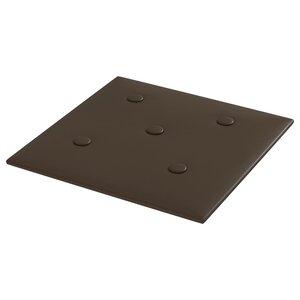 vidaXL Tête de lit murale 12 pc Marron Simili cuir