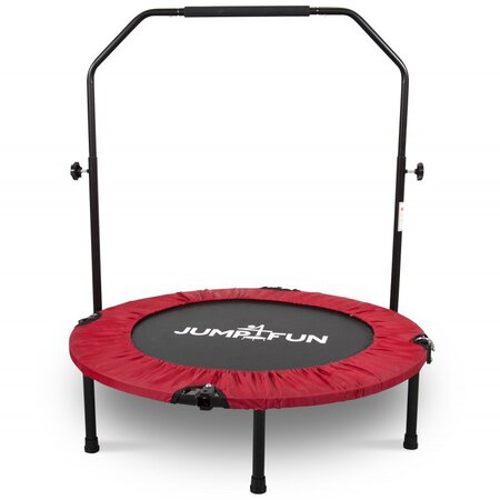 Mini trampoline fitness jump4fun pliable double-bar - ø92cm