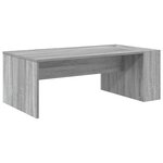 vidaXL Table basse Gris Sonoma 95 x 50 x 34 cm Bois d'ingénierie