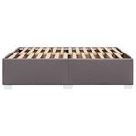 vidaXL Cadre de lit sans matelas gris 140x200 cm similicuir