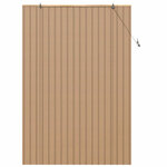 vidaXL Stores et rideaux Marron Clair 150 x 220 cm Bambou