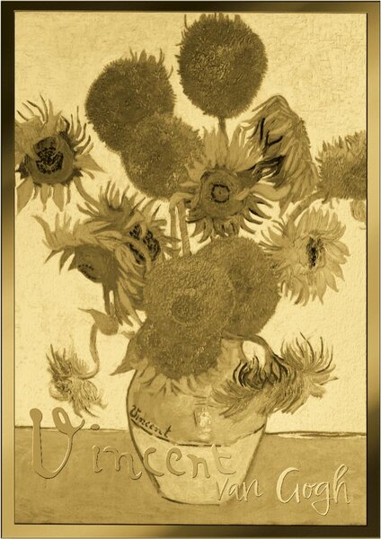 Pièce de monnaie en Or 3000 Francs g 0.031 (1/1000 oz) Millésime 2023 Coincards SUNFLOWERS