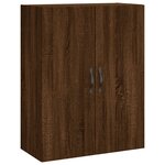 vidaXL Armoire murale chêne marron 69 5x34x90 cm bois d'ingénierie