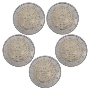 2 euros commémoratives Allemagne 2024 - Église de Saint Paul  les 5 ateliers.