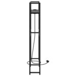 vidaXL Tête de lit de rangement Chêne noir 100 cm Bois d'ingénierie