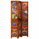 vidaXL Paravent Marron 105 x 180 cm Bois d'acacia massif