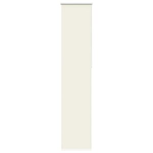 vidaXL Store enrouleur occultant blanc cassé 50x230cm largeur du tissu