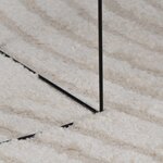 vidaXL Tapis de surface HUARTE Crème 170 x 120 cm Polyester