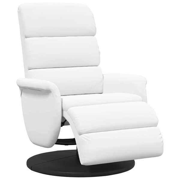 vidaXL Fauteuil inclinable Blanc 71 x 98 x 106 cm Faux cuir