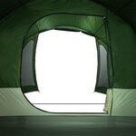 vidaXL Tente familiale 6 personnes vert imperméable