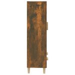 vidaXL Buffet haut Chêne fumé 70x31x115 cm Bois d'ingénierie