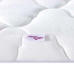 vidaXL Coussins de Matelas Blanc 70 x 200 cm Polyester sans colle