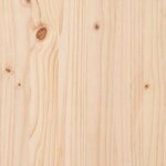 vidaXL Cadre de lit sans matelas 75x190 cm bois de pin massif