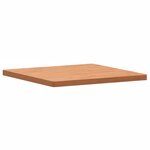 vidaXL Dessus de table 80x80x4 cm carré bois massif de hêtre