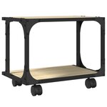 vidaXL Support d'imprimante à 2 niveaux chêne sonoma 41x28x33 5 cm