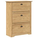 vidaXL Rack à chaussures BODO 80 x 35 x 118 cm Bois d'ingénierie