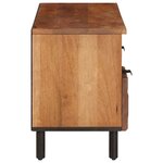vidaXL Meuble TV avec tiroir Finition Acacia Brun 100 x 33 x 46 cm