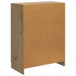 vidaXL Buffet Chêne artisanal 66 x 34 5 x 87 cm Bois d'ingénierie
