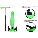 Jamara trottinette kicklight vert