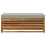 vidaXL Banc de Jardin Bois d'Acacia Massif Naturel