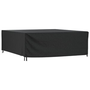 vidaXL Housse de salon de jardin noir 260x260x90 cm imperméable 420D