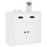 vidaXL Buffet blanc 70x35 5x67 5 cm bois d'ingénierie