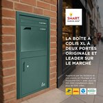 Boîte à colis Extra Large Vert 2 portes Acier galvanisé SMART PARCEL BOX™